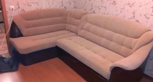 Перетяжка углового дивана. Новочеркасск